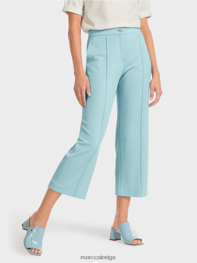 apģērbs atmosfēras zils VRBHXD733 Marc Cain bikses ar platu kāju