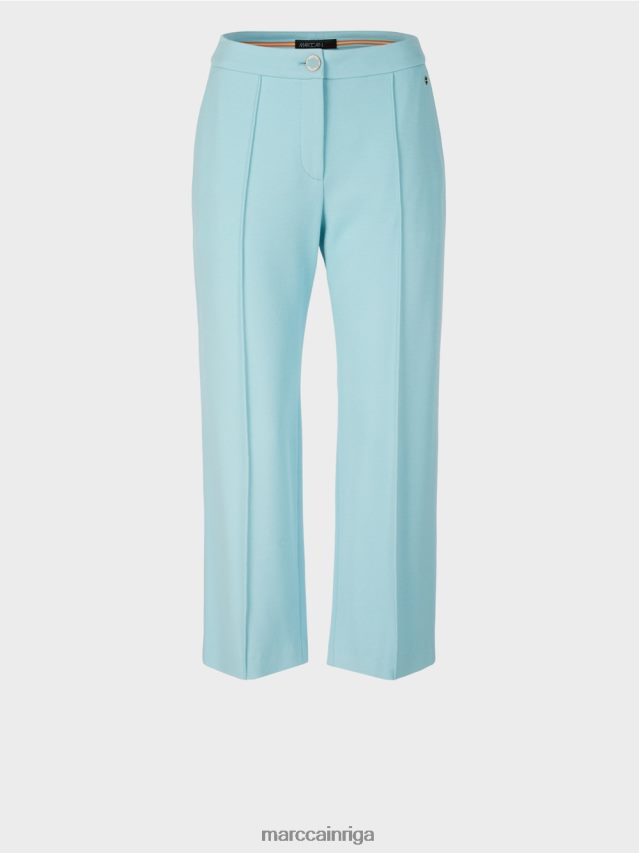 apģērbs atmosfēras zils VRBHXD733 Marc Cain bikses ar platu kāju