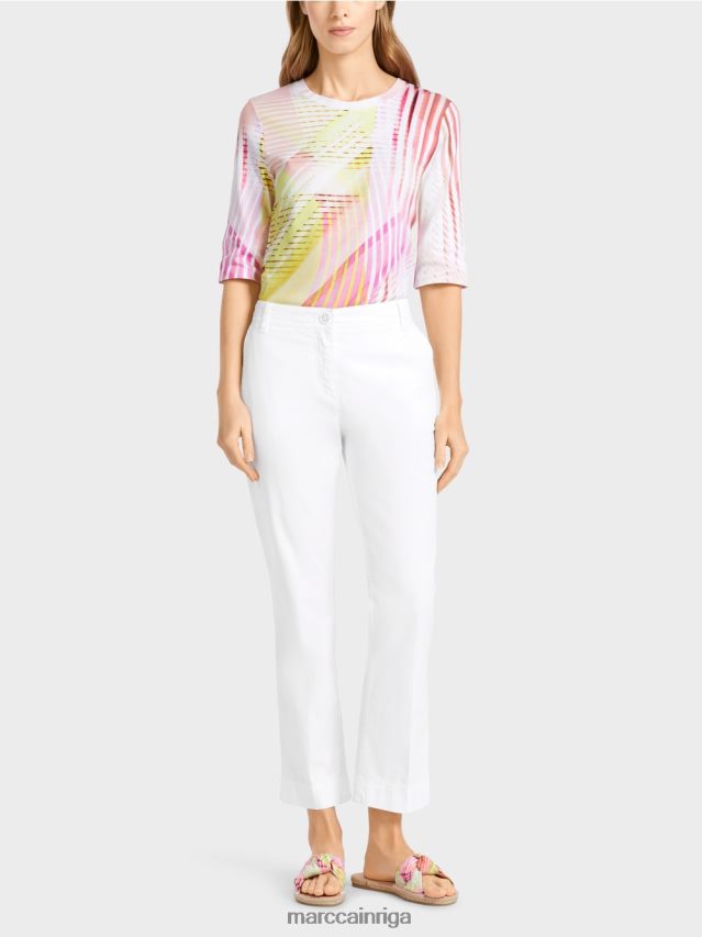 apģērbs balts VRBHXD623 Marc Cain sportiskas "pārdomāt kopā" ​​bikses