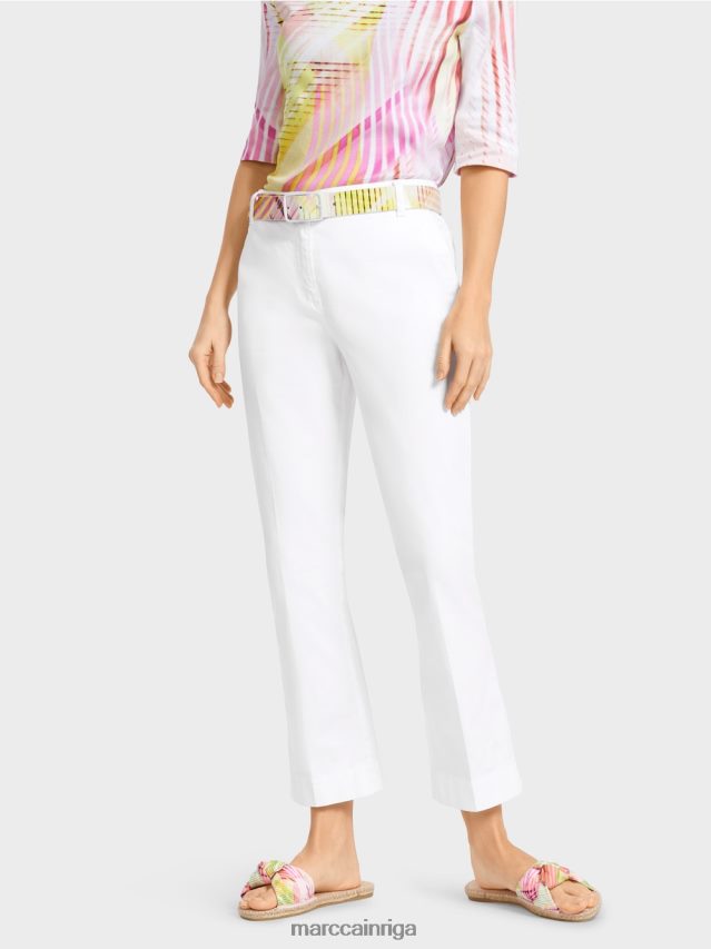 apģērbs balts VRBHXD623 Marc Cain sportiskas \"pārdomāt kopā\" ​​bikses