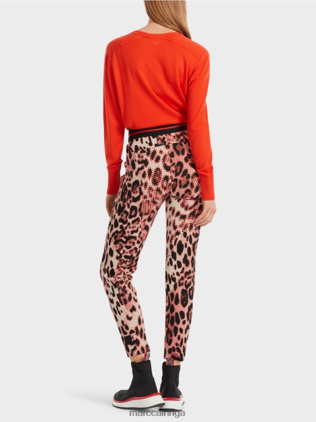 apģērbs campari VRBHXD534 Marc Cain sofia zīmuļu bikses ar leo apdruku