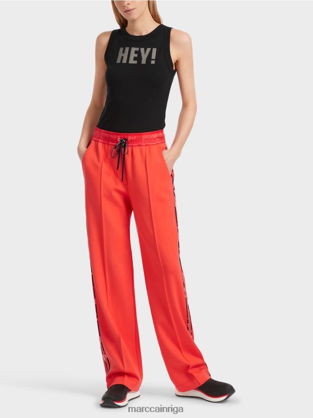 apģērbs campari VRBHXD536 Marc Cain platas džersija skriešanas stila velbijas bikses