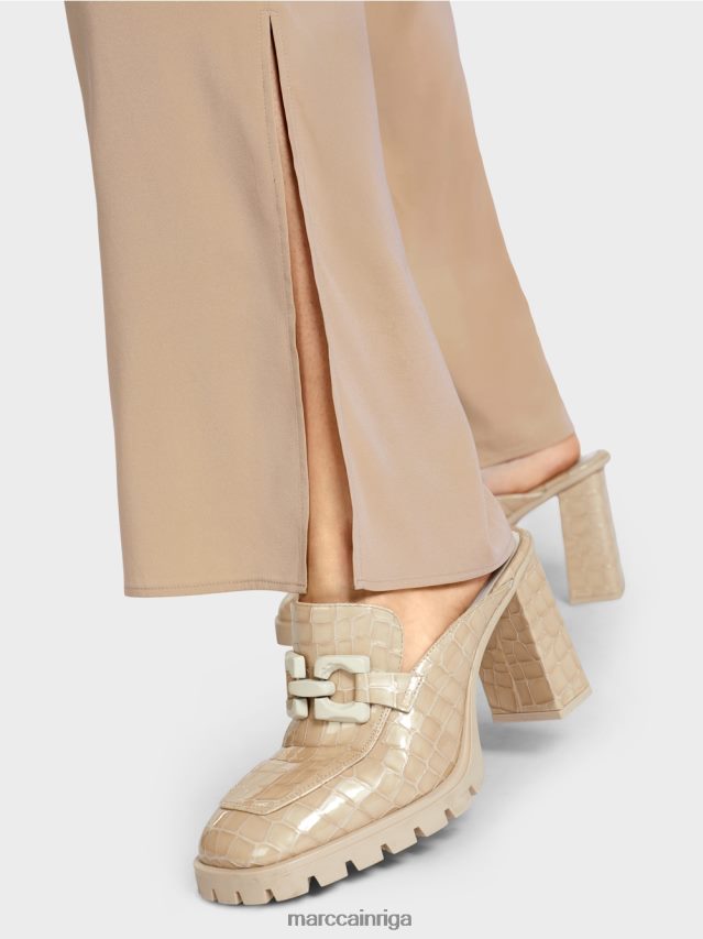 apģērbs dziļas smiltis VRBHXD632 Marc Cain elastīgas zīda bikses