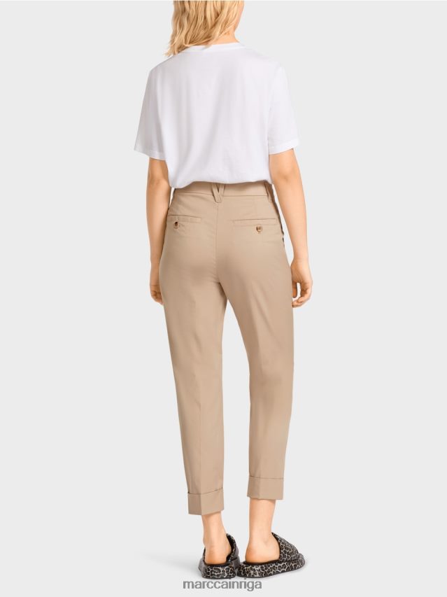 apģērbs dziļas smiltis VRBHXD664 Marc Cain franca bikses ar kroku un aproci
