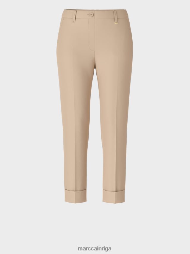 apģērbs dziļas smiltis VRBHXD664 Marc Cain franca bikses ar kroku un aproci