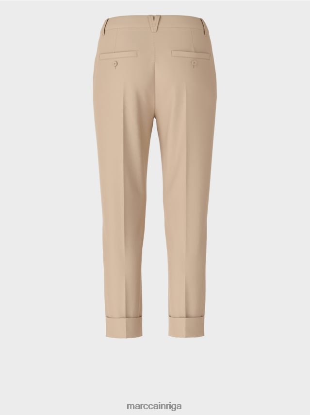 apģērbs dziļas smiltis VRBHXD664 Marc Cain franca bikses ar kroku un aproci