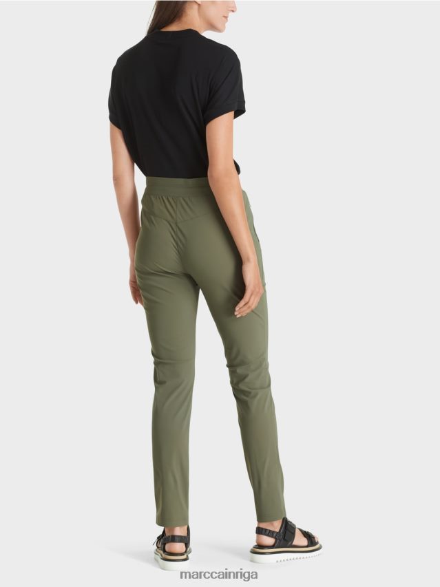 apģērbs dziļi džungļi VRBHXD727 Marc Cain ribera elastīga auduma bikses