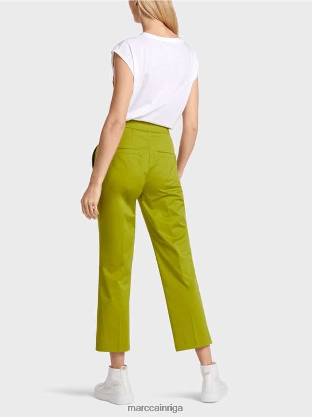 apģērbs dziļi olīvzaļa VRBHXD634 Marc Cain čino stila bikses