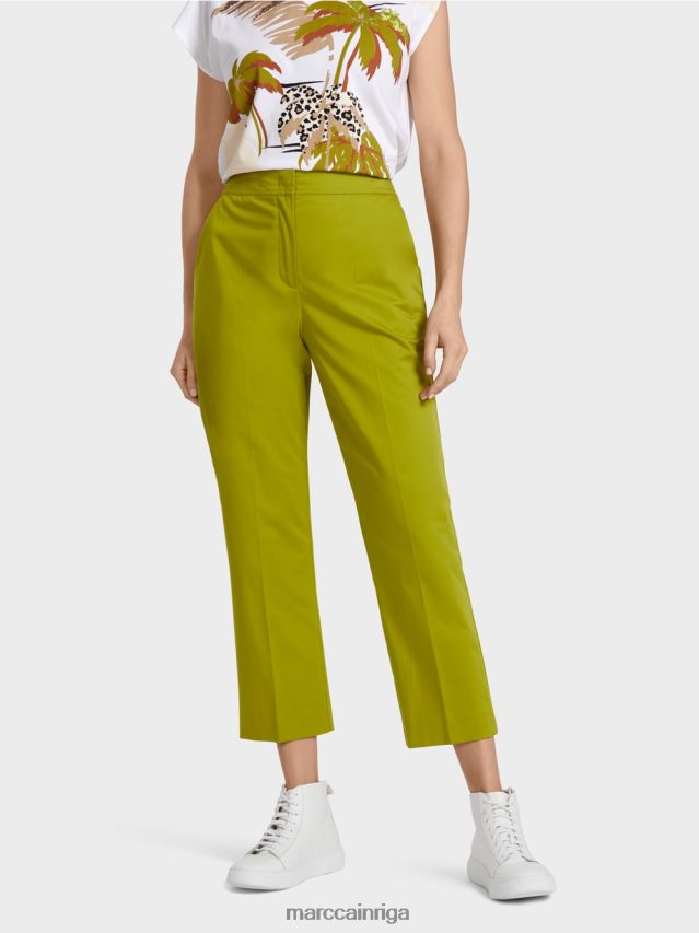 apģērbs dziļi olīvzaļa VRBHXD634 Marc Cain čino stila bikses