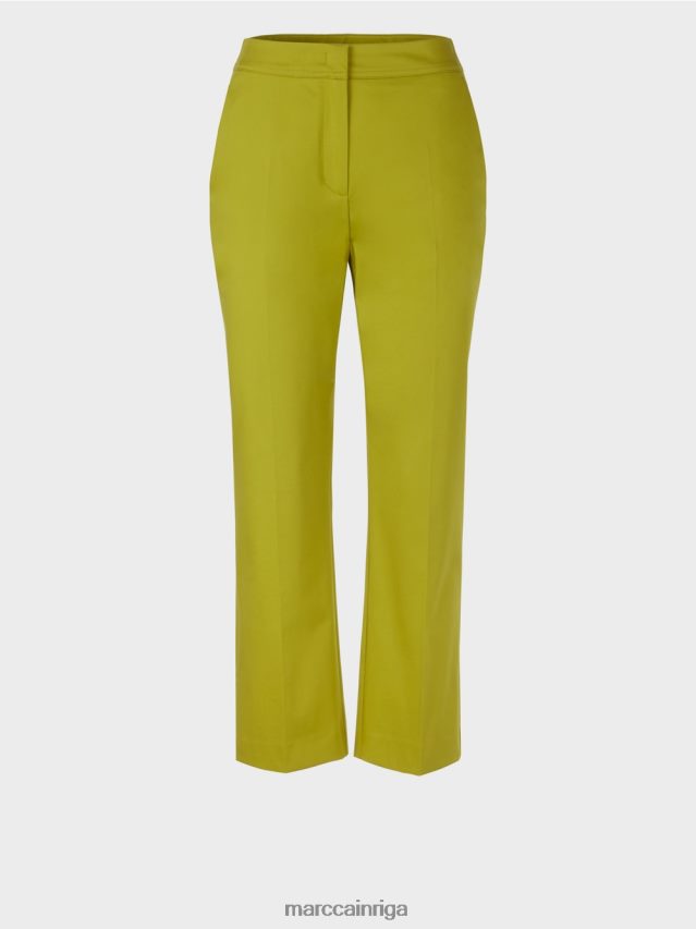 apģērbs dziļi olīvzaļa VRBHXD634 Marc Cain čino stila bikses