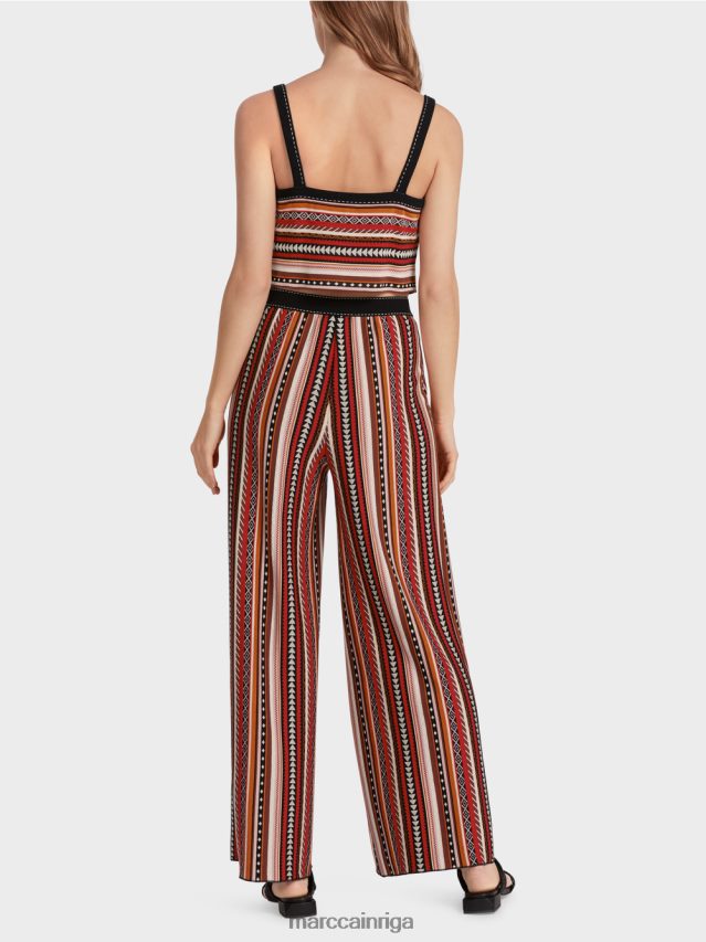 apģērbs dziļi sarkans VRBHXD605 Marc Cain bikses \"adītas Vācijā\"