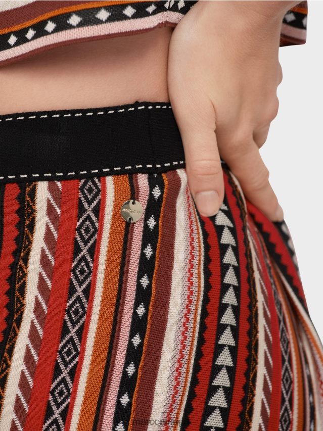 apģērbs dziļi sarkans VRBHXD605 Marc Cain bikses \"adītas Vācijā\"