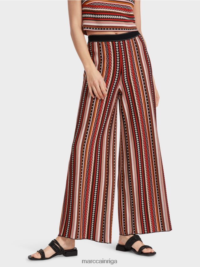 apģērbs dziļi sarkans VRBHXD605 Marc Cain bikses \"adītas Vācijā\"