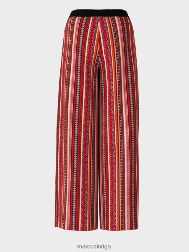 apģērbs dziļi sarkans VRBHXD605 Marc Cain bikses \"adītas Vācijā\"