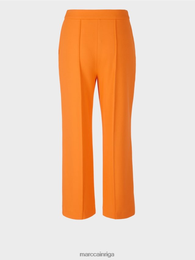 apģērbs dzidrs oranžs VRBHXD732 Marc Cain bikses ar platu kāju