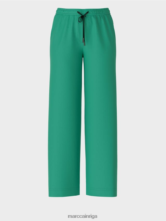 apģērbs emalja VRBHXD525 Marc Cain welby platas bikses ar aukliņu jostasvietā