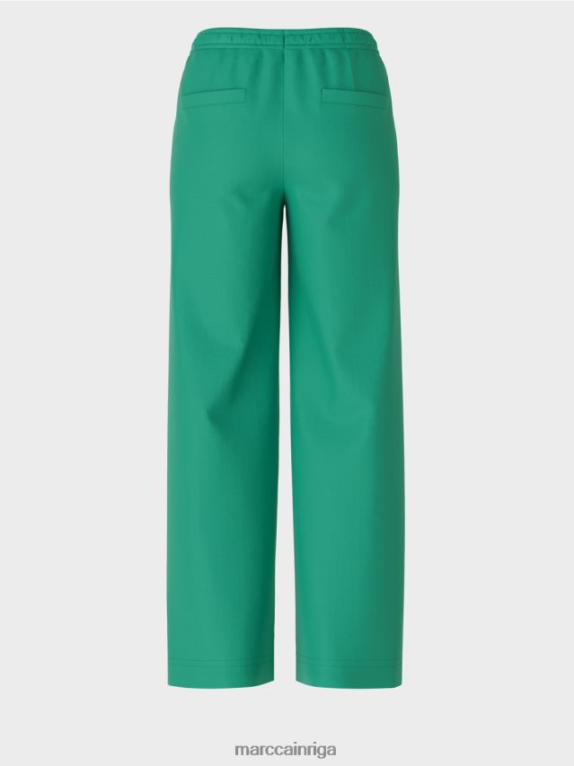 apģērbs emalja VRBHXD525 Marc Cain welby platas bikses ar aukliņu jostasvietā