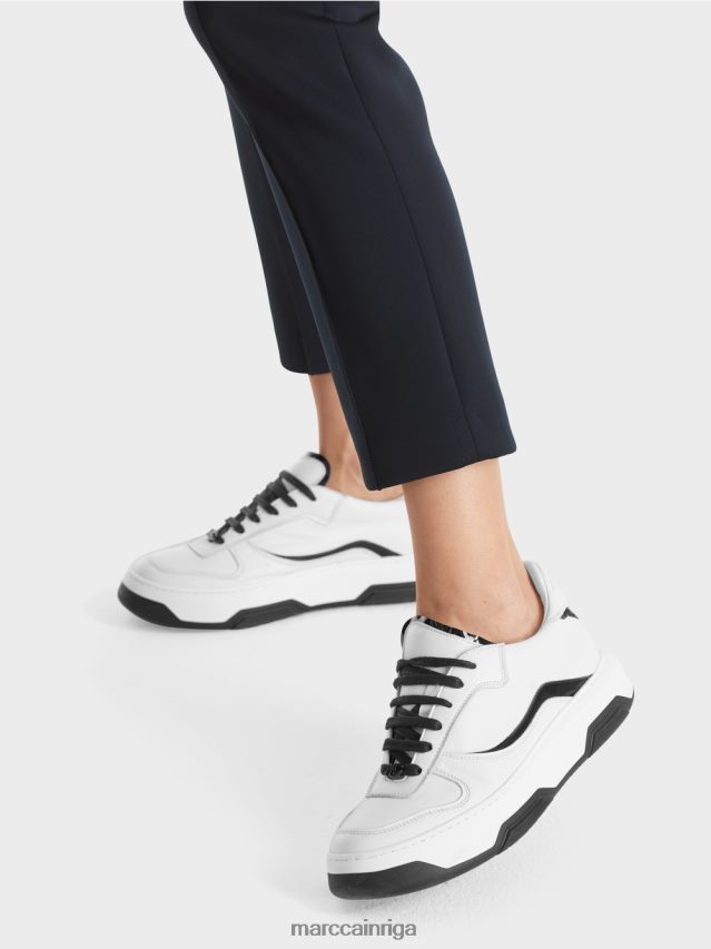 apģērbs flote VRBHXD572 Marc Cain Sidnejas bikses ar krokām