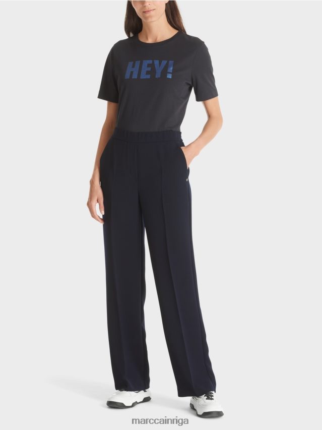 apģērbs flote VRBHXD574 Marc Cain Vašingtonas bikses ar platām kājām