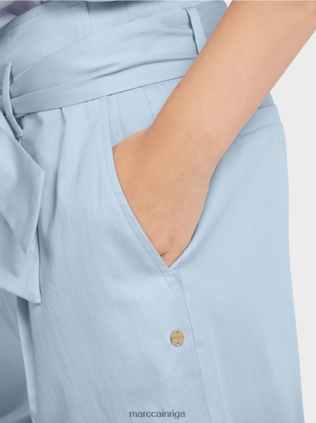 apģērbs gaiši pūderzils VRBHXD691 Marc Cain bikses papīra maisiņu stilā