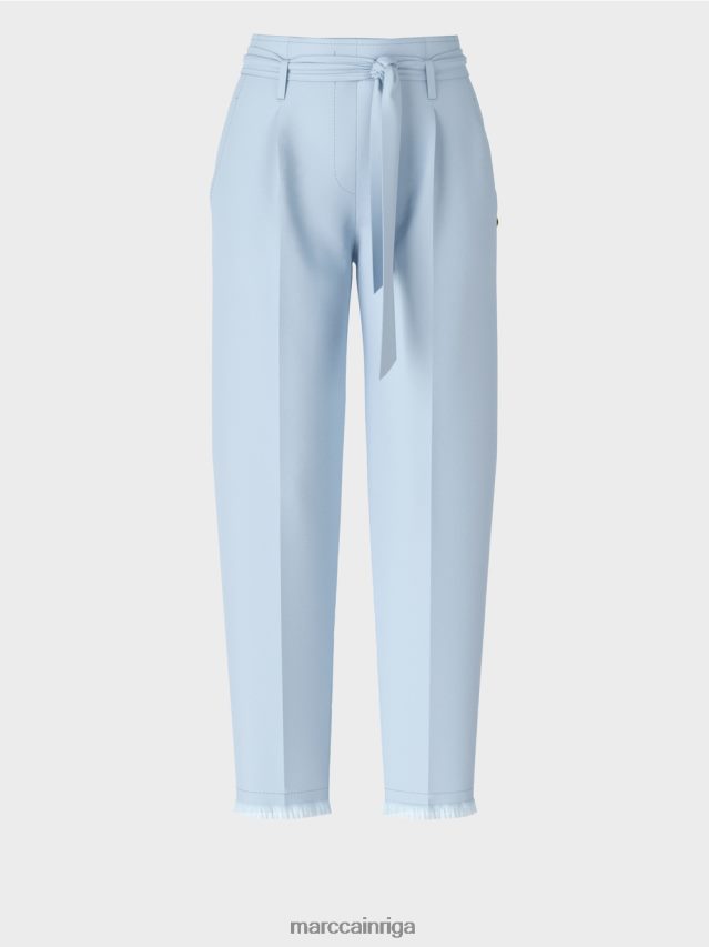 apģērbs gaiši pūderzils VRBHXD691 Marc Cain bikses papīra maisiņu stilā