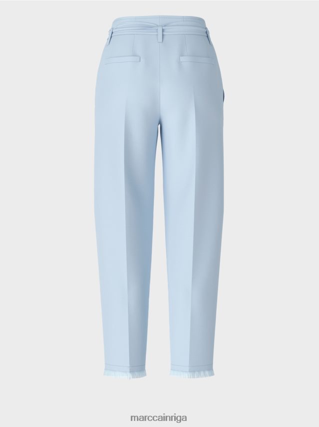 apģērbs gaiši pūderzils VRBHXD691 Marc Cain bikses papīra maisiņu stilā