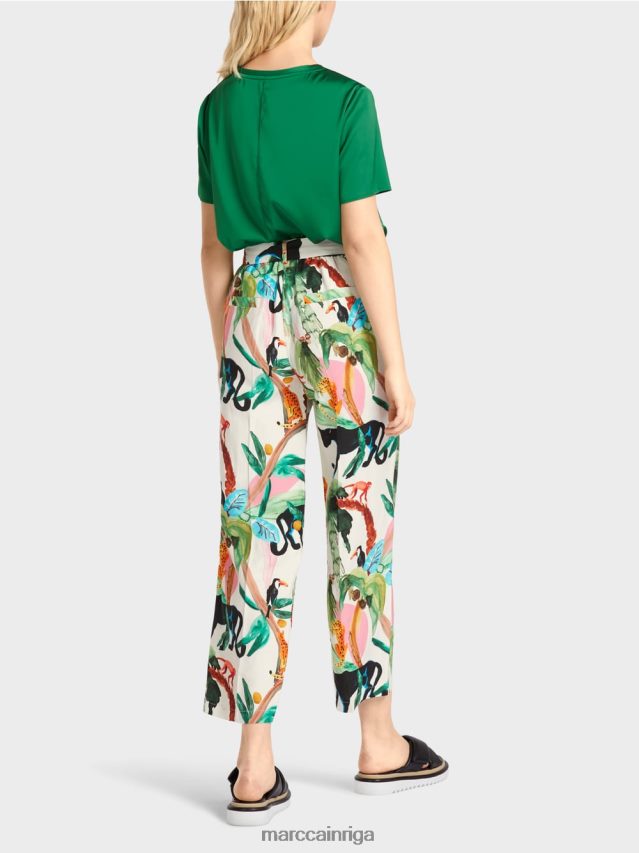 apģērbs gandrīz balts VRBHXD654 Marc Cain wardha papīra maisiņu bikses