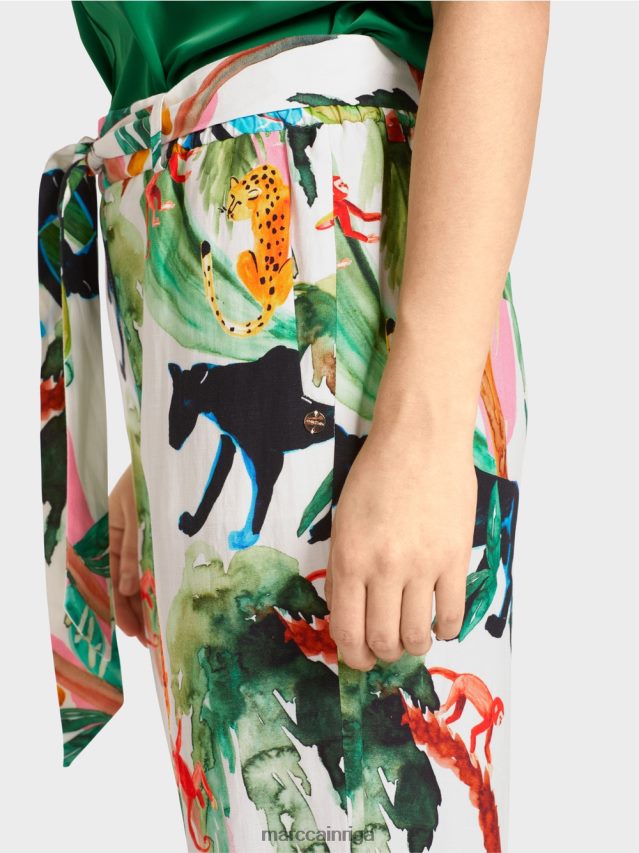 apģērbs gandrīz balts VRBHXD654 Marc Cain wardha papīra maisiņu bikses