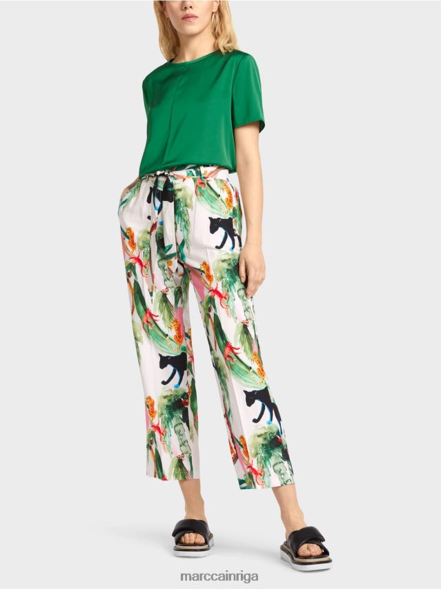 apģērbs gandrīz balts VRBHXD654 Marc Cain wardha papīra maisiņu bikses