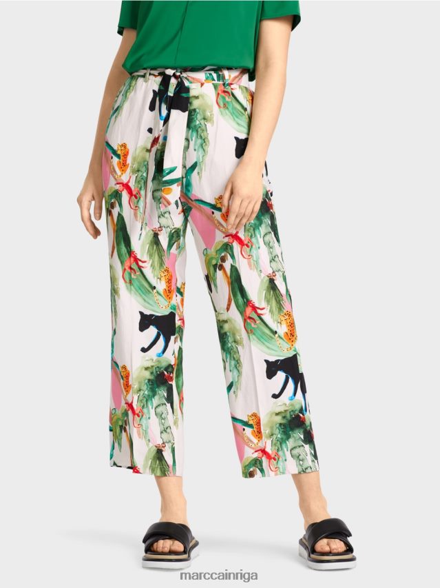 apģērbs gandrīz balts VRBHXD654 Marc Cain wardha papīra maisiņu bikses