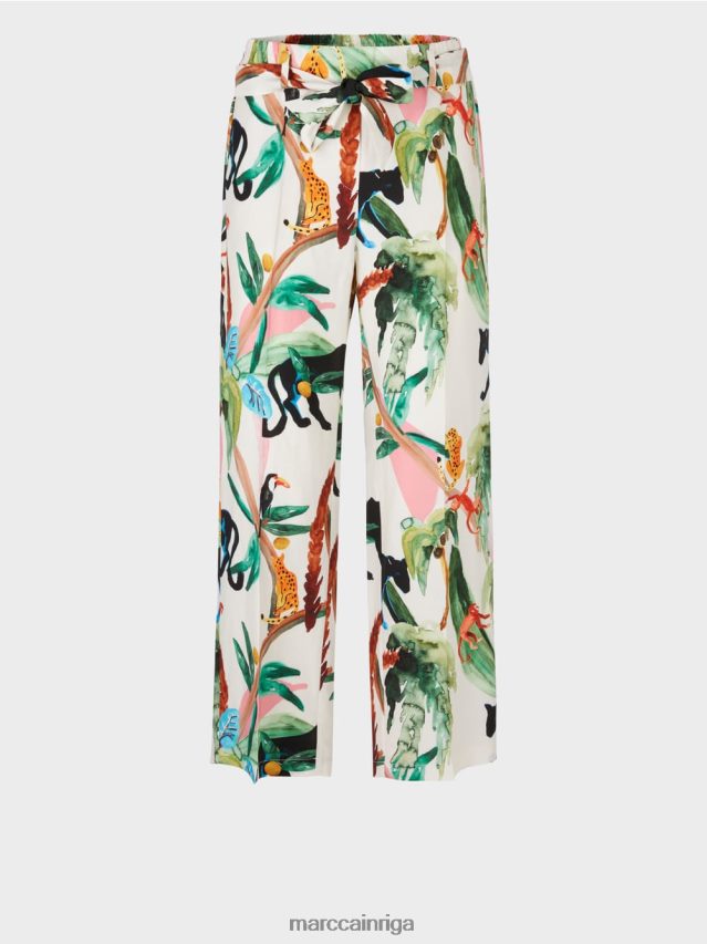 apģērbs gandrīz balts VRBHXD654 Marc Cain wardha papīra maisiņu bikses