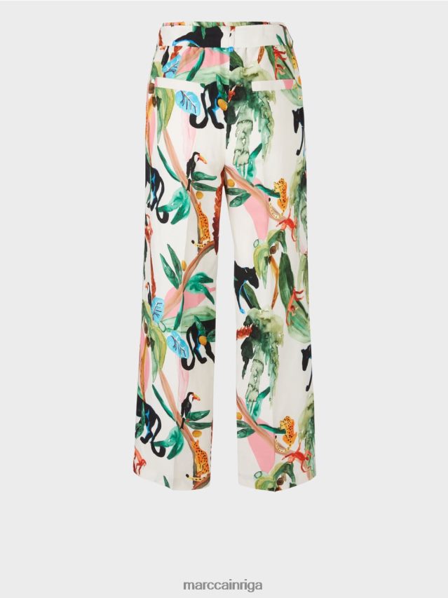 apģērbs gandrīz balts VRBHXD654 Marc Cain wardha papīra maisiņu bikses