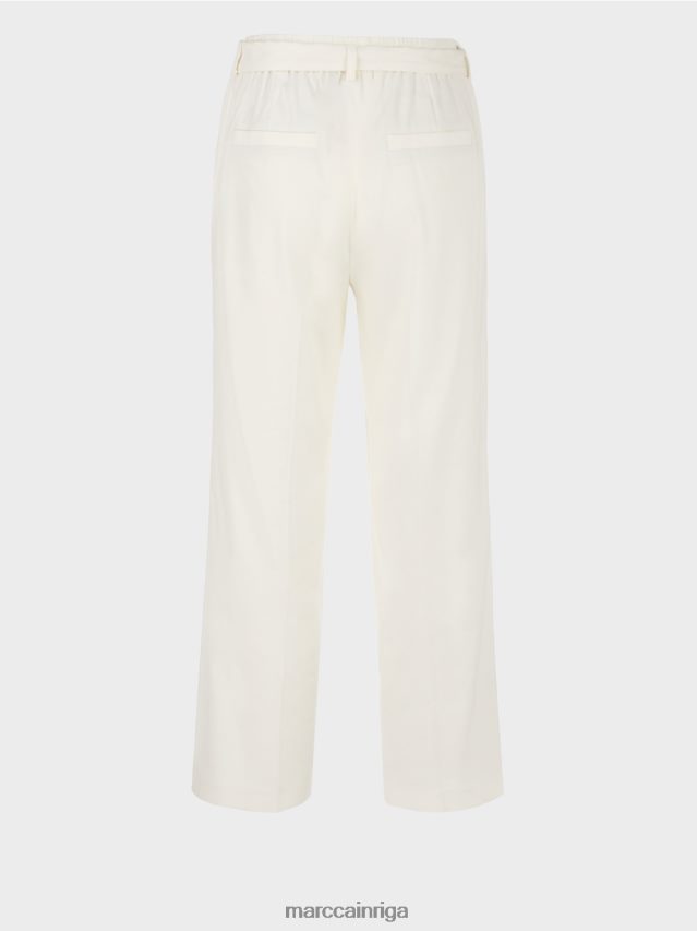 apģērbs gandrīz balts VRBHXD676 Marc Cain wardha papīra maisiņu bikses