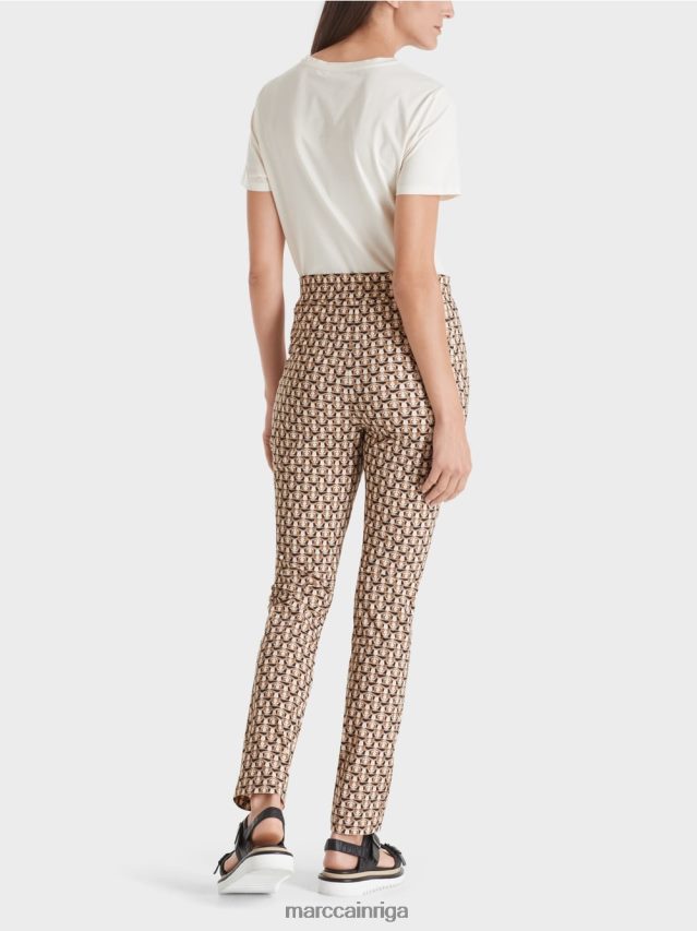 apģērbs granola VRBHXD724 Marc Cain ribera stretch auduma bikses - leo galva