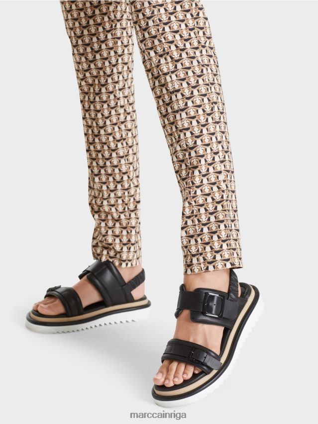 apģērbs granola VRBHXD724 Marc Cain ribera stretch auduma bikses - leo galva