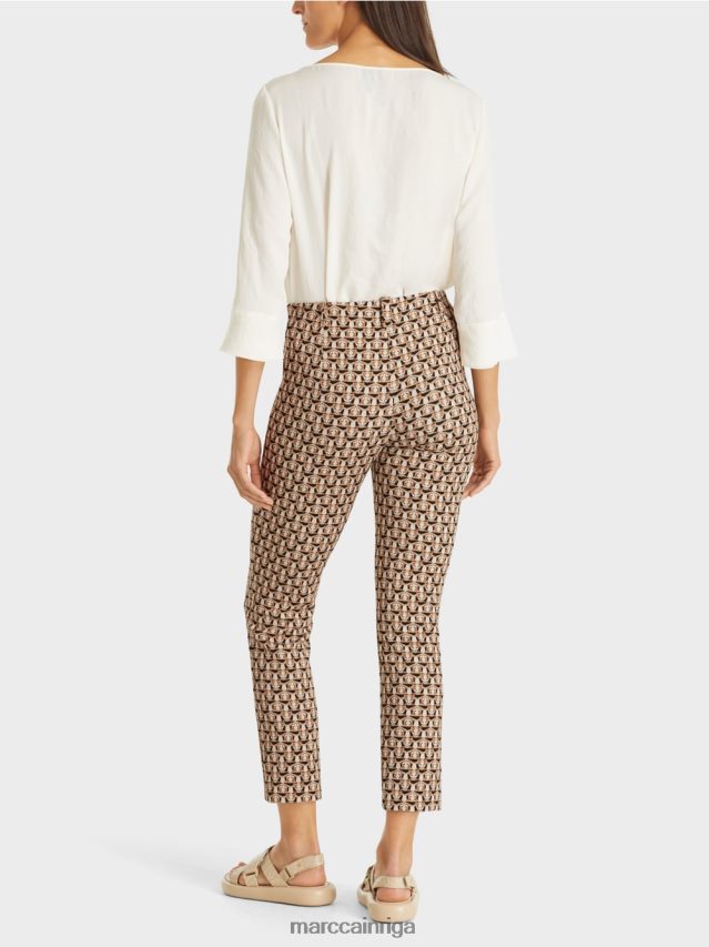 apģērbs granola VRBHXD730 Marc Cain sydney stretch auduma bikses - leo head