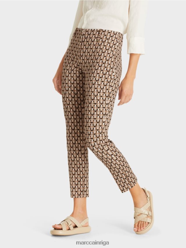 apģērbs granola VRBHXD730 Marc Cain sydney stretch auduma bikses - leo head