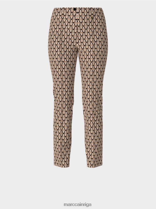 apģērbs granola VRBHXD730 Marc Cain sydney stretch auduma bikses - leo head