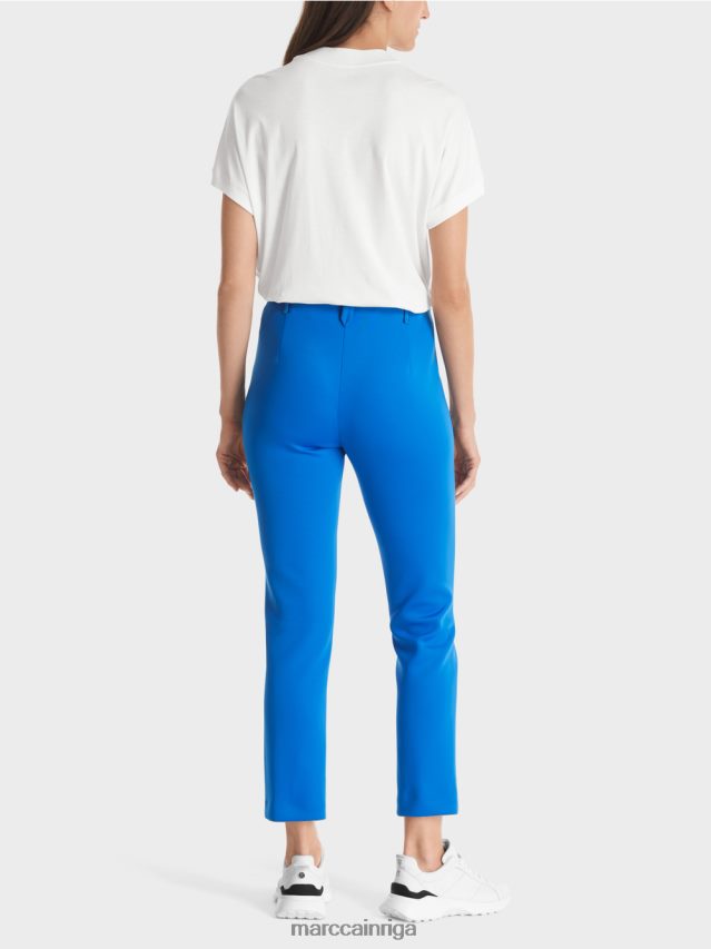 apģērbs jauns izpletņlēcējs VRBHXD571 Marc Cain Sidnejas bikses ar krokām