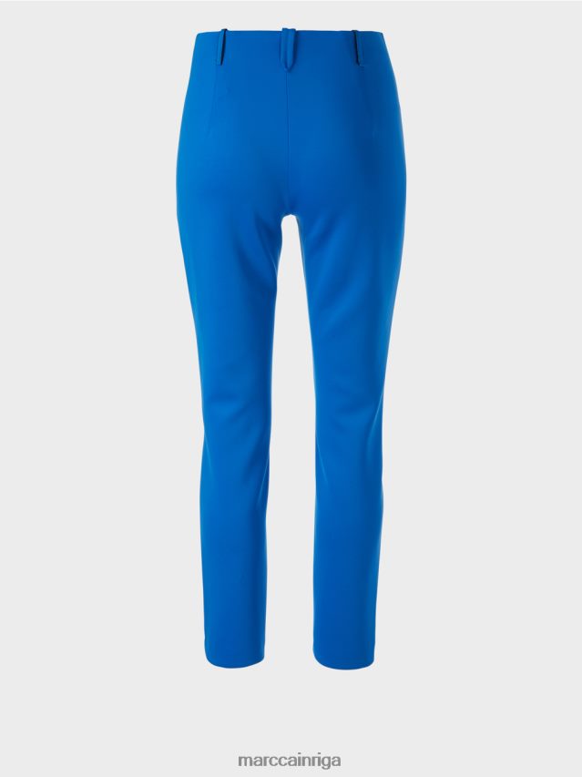 apģērbs jauns izpletņlēcējs VRBHXD571 Marc Cain Sidnejas bikses ar krokām