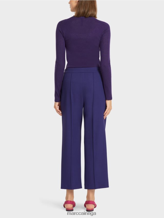 apģērbs karaliski violets VRBHXD731 Marc Cain bikses ar platu kāju