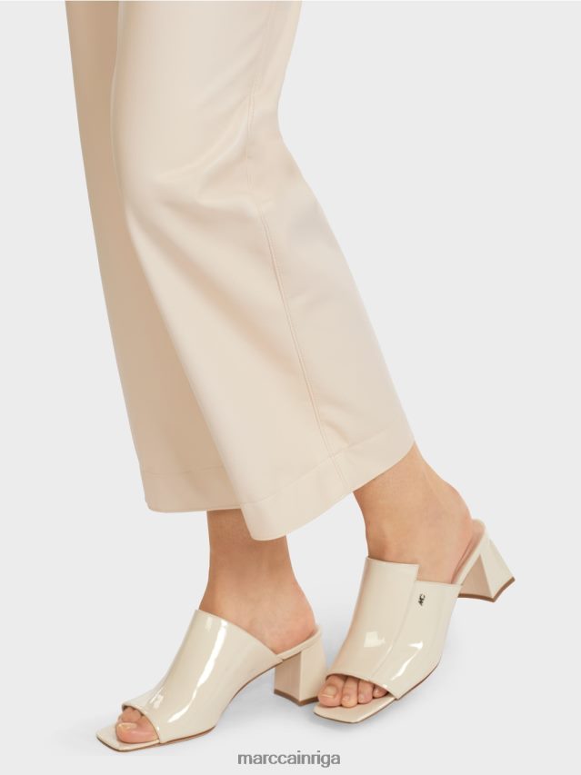 apģērbs krēms VRBHXD722 Marc Cain bikses mākslīgā nappa