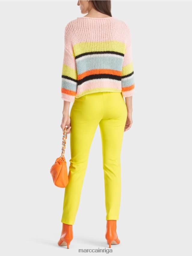 apģērbs mīksts citrons VRBHXD587 Marc Cain parastās jostasvietas stiept bikses Sidneja