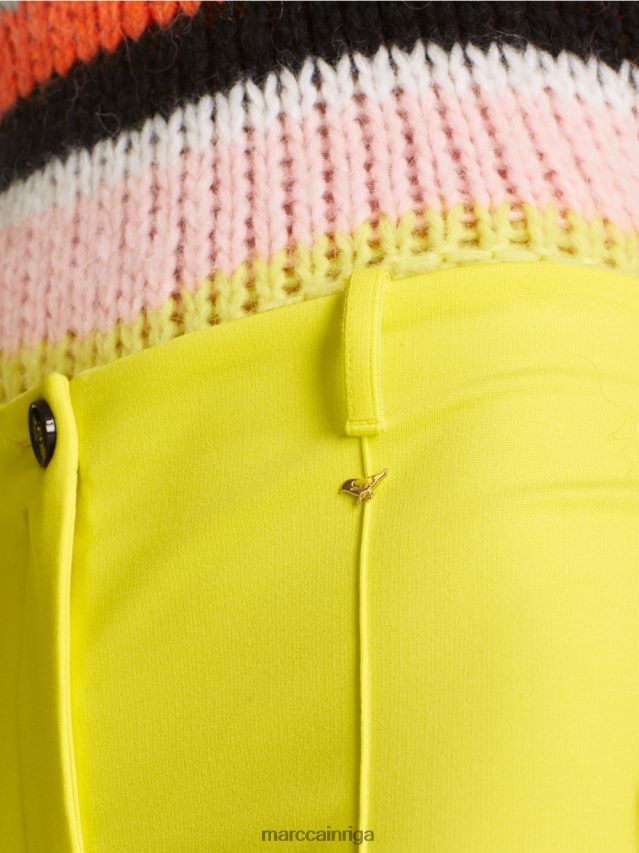 apģērbs mīksts citrons VRBHXD587 Marc Cain parastās jostasvietas stiept bikses Sidneja