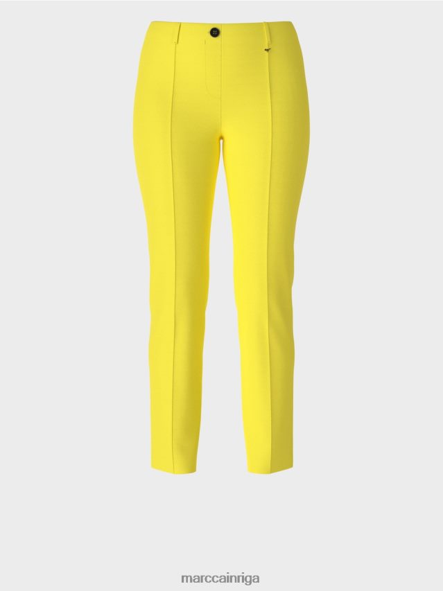 apģērbs mīksts citrons VRBHXD587 Marc Cain parastās jostasvietas stiept bikses Sidneja