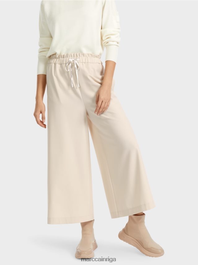 apģērbs mīksts mēness klints VRBHXD560 Marc Cain 7/8 bikses ar platām kājām willmar