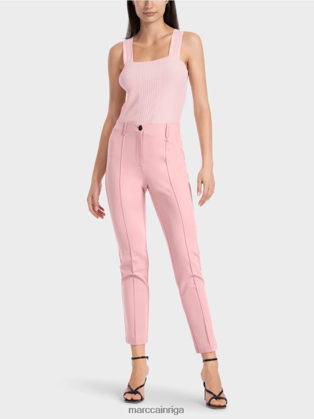 apģērbs mīksts pulveris rozā VRBHXD582 Marc Cain parastās jostasvietas stiept bikses Sidneja