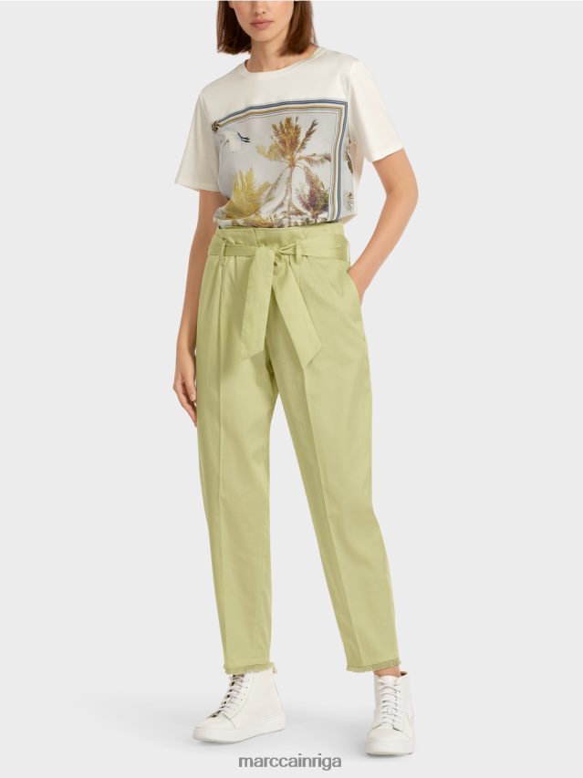 apģērbs maiga elpa VRBHXD688 Marc Cain bikses papīra maisiņu stilā