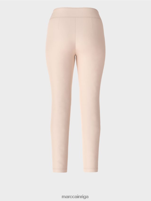 apģērbs mandeļu zieds VRBHXD522 Marc Cain slaidas bikses ar rāvējslēdzēju sānos