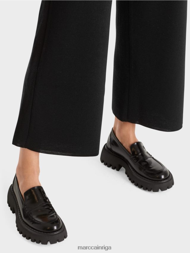 apģērbs melns VRBHXD530 Marc Cain Vācijā adītas vilnas bikses